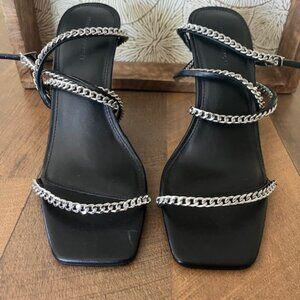 Rebecca Minkoff Chain Heels *NEVER WORN*